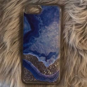 I Phone 6/7/8 Plus Case with Glitter